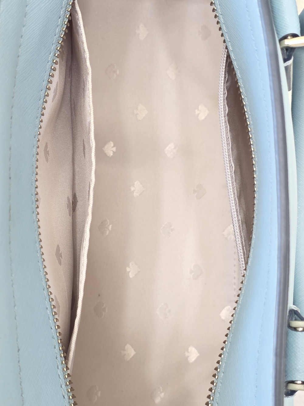 Kate Spade Cameron Medium Satchel Seaside Light Blue Saffiano Leather - Picture 6 of 16